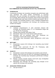 Secara garis besar dikelompokan dalam. Kertas Kerja Mohon Sumbangan Bilik Kaunseling