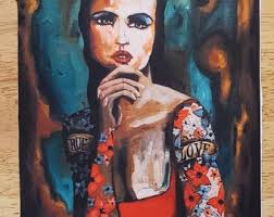 Patch. Clothing Patch. Woman. Tattoo. Thewoodenwolf Etsy Shop