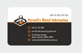 Cool electrician modern business card magnet. Elegant Playful Business Business Card Design For Purnell S Metal Fabrication By Inesero Design 13511893