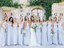 2020 Chiffon Cheap Custom Popular Mismatched Bridesmaid Dresses Pd0367 Blue Bridesmaid Dresses Simple Bridesmaid Dresses Wedding Bridesmaids