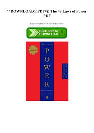 Please copy and paste this embed script to where you want to embed. Download Pdf The 48 Laws Of Power Pdf