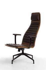 this lotus de luxe attesa office chair by cappellini has a wooden frame in walnut or natural oak and the t office chair design wooden office chair office chair