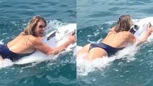 As always, elizabeth slayed in the look by her own line elizabeth hurley beach, showing. Elizabeth Hurley Nears Wardrobe Malfunction On Instagram See Photos Hollywood Life