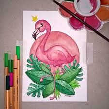 Add a circle above for the head. 006 Flawless Flamingo Pinkflamingo Pink Bird Draw Drawing Drawings Sketch Sketchbook Sketchi Bird Drawings Art Drawings Simple Cool Art Drawings
