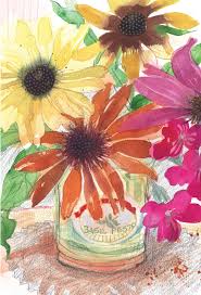 One of the best things on earth is flowers, and there isn't any special occasion necessary for sending flowers to your friends and family. Get Well Card Jar Of Flowers