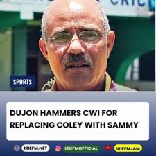 Former West Indies test great Jeffrey Dujon has slammed the decision by  Cricket West Indies to replace Andre Coley with Darren Sammy as coach of  the West Indies red ball team., The move makes Sammy ...