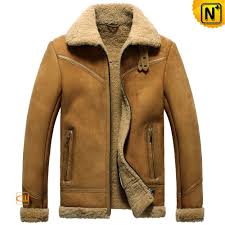 Sheepskin Flying Bomber Jacket For Men Cw856139 Cool Jackets For Men Mens Jackets Bomber Jacket Men