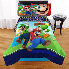 A series of games is available from 1983 to today. Super Mario Microfiber Comforter Kids Bedding Mario Luigi And Yoshi Twin Walmart Com In 2021 Super Mario Room Mario Room Kids Bedding