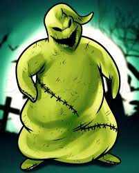 Oogie Boogie Drawing How To Draw Oogie Boogie From Night Nightmare Before Christmas Drawings Nightmare Before Christmas Characters Nightmare Before Christmas