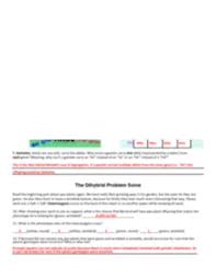 Alleles and genes 1.visualizing the vocabulary: Solution As Dihybrid Crosses Studypool