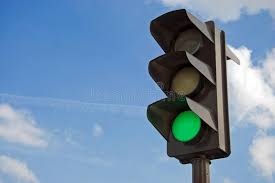 Green Color On The Traffic Light With A Beautiful Blue Sky In Background Aff Traffic Light Green Color Fodmap Traffic Light Beautiful Stock Photos