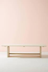 Cream coffee tables become dirty not sooner than the other ones. Danehill Cream Wood Brass Coffee Table
