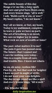 A Golden Day Poem By Ella Wheeler Wilcox Daily Inspiration Poems Beautiful Poetry Childrens Poetry