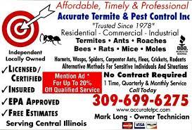 As the leading termite & pest control company in eastern missouri, we. Accurate Termite Pest Control Home Facebook