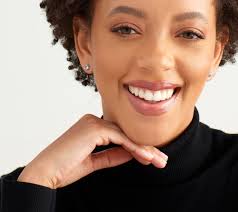 As Is" Diamonique Erin's Pick Set of 3 Earrings, Sterling Silver