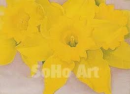 Jonquils 1 1936 Georgia O Keeffe Reproduction Oil Painting Georgia O Keeffe Georgia O Keefe Art O Keeffe