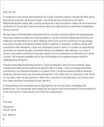 I am writing to inquire as to whether there would be an opening for a junior paralegal position in your firm. Free 7 Legal Assistant Cover Letter Templates In Ms Word Pdf