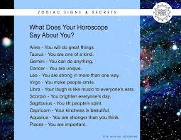 Discover what you desire sexually and take a pleasurable detour to 7th heaven. What Does Your Horoscope Say About You