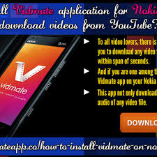 Our guide will teach you how to download youtube videos using 4k video downloader. Vidmate Application For Nokia Mobile To Download Videos From Youtube By Vidmate App Listen On Audiomack