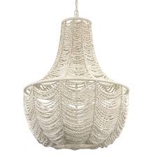 Powder Coated Textured Metal Frame Feature Tiny Hand Sewn Coconut Shell Beads Chandelier Comes With A Cream F Restaurant Design Decor Design Favorite Lighting
