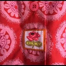 Oilily Red Pink Patterned Dress