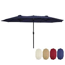 Shop patio furniture at amazon. Promotion Clearance Patio Umbrella Outdoor Table Umbrella Double Sided Rectangular Umbrella Outdoor Twin Patio Umbrella With Crank 5in X 9in No Umbrella Base Blue Walmart Com Walmart Com