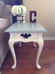 Very nice high back broyhill queen anne small desk. Refinished Queen Anne End Table Furniture Rehab Furniture Makeover Decor