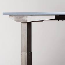 Here S A Closer Look Of Our Newest Jarvis Standing Desk Frame Option Alloy Ain T She A Beaut Standing Desk Frame Interior Design Design