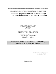 3 índice introdução introdução da. Programa Educatie Plastica Deficiente Profunde Severe Asociate