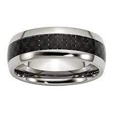 Mens 8mm Black Stainless Steel Wedding Band Jcpenney Stainless Steel Wedding Bands Carbon Fiber Wedding Bands Steel Wedding Bands