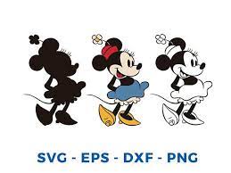 Download Pin By Samm Stevenson On Svg Retro Disney Minnie Mouse Silhouette Mickey Mouse
