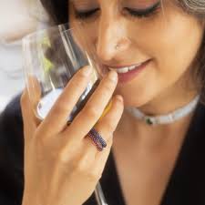 Ella Ruby and Blue Sapphire Ring Set