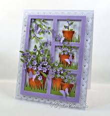 Then i made an alternate to the alternate card using the stampin' up jar of flowers bundle. Window Card With Flower Pots Window Cards Paper Crafts Cards Greeting Cards Handmade