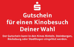 Meistens ist so ein kinogutschein dann auch gleich für zwei personen gültig und enthält außerdem ein getränk und selbstverständlich auch popcorn. Sparkasse Schaumburg Blog