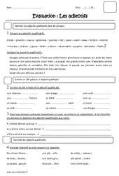 Il y en a déjà beaucoup sur l'adjectif dans mon article d'exercices en grammaire et en conjugaison. Adjectif Qualificatif Ce2 Cycle 2 Exercice Evaluation Revision Lecon