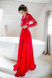 This Is How You Rock A Red Dress At Your Holiday Themed Wedding Red Bridesmaid Dresses Red Dress Outfit Bridesmaid Dresses