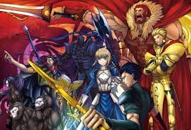 Hdwp 46 fate collection of widescreen wallpapers. Artoria Pendragon Saber Gilgamesh Iskandar Lancer And 3 More Fate And 1 More Drawn By E Neko Danbooru
