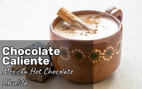 1l of hot milk and patient to disolve the chocolate bar on it ;). Chocolate Caliente Mexican Hot Chocolate Abuelita Modern Sauces Making For Everyone