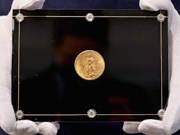This $10 gold coin also has an indian head obverse but it is a much different portrait than the one on quarter eagle and half eagle gold coins. 1933 Double Eagle Gold Coin Sells For Record 18 87 Mn At Auction The Economic Times