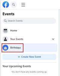 Under the events menu, where you found the birthday's submenu, you can also select. How To Find Someone S Birthday On Facebook Technipages