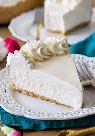 I didn't have enough cream cheese to make my regular cheesecake so i tried this recipe. No Bake Cheesecake Recipe Sugar Spun Run