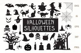 Download Halloween Silhouettes Svg Cliparts Graphic By Dasagani Creative Fabrica PSD Mockup Templates