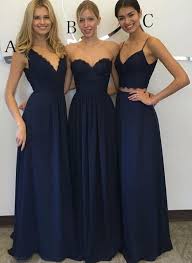 A Line Princess Bridesmaid Dresses Navy Blue Bridesmaid Dresses Sleeveless Bridesmaid Dresses Navy Blue Bridesmaid Dresses Navy Blue Bridesmaid Dresses Lace