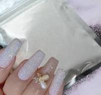 10g 0.2mm Shimmer White Rainbow Nail Glitter Powder Holographic Shining  Sugar Diamond Candy Coat Nail Dust Nail Art Decorations - AliExpress 66