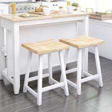 The light floor also offsets the darker tone as well. Breakwater Bay Oboyle Solid Wood 24 Counter Stool Wayfair