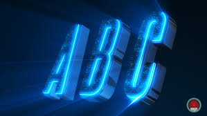 Oder suchen sie nach buchstaben oder . Alphabet 3d Neon Led Abc And Social Media Icons By Jvirgos Videohive