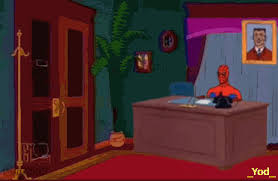 Grandpa Simpson Walking In And Out Know Your Meme