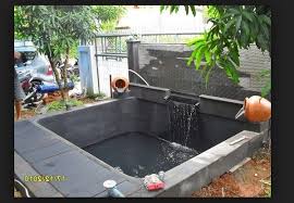 Cara Membuat Kolam Ikan Dari Beton Kolam Ikan Desain Taman Rumah Dan Kebun