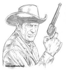 Gunsmoke Tv Show Sketches Sketches Marshal Matt Dillon From Gunsmoke Old Pencil Sketch Prelim Disney Pencil Drawings Sketches Drawing Illustrations