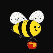 Honey Gif Bee Honey Fly Discover Share Gifs Honey Gif Bee Flying Bee